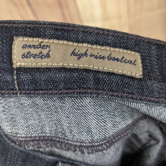 CoH Amber Stretch Rise Bootcut Denim Jeans Sz 25 Dark Wash 29" Inseam - Picture 6 of 9